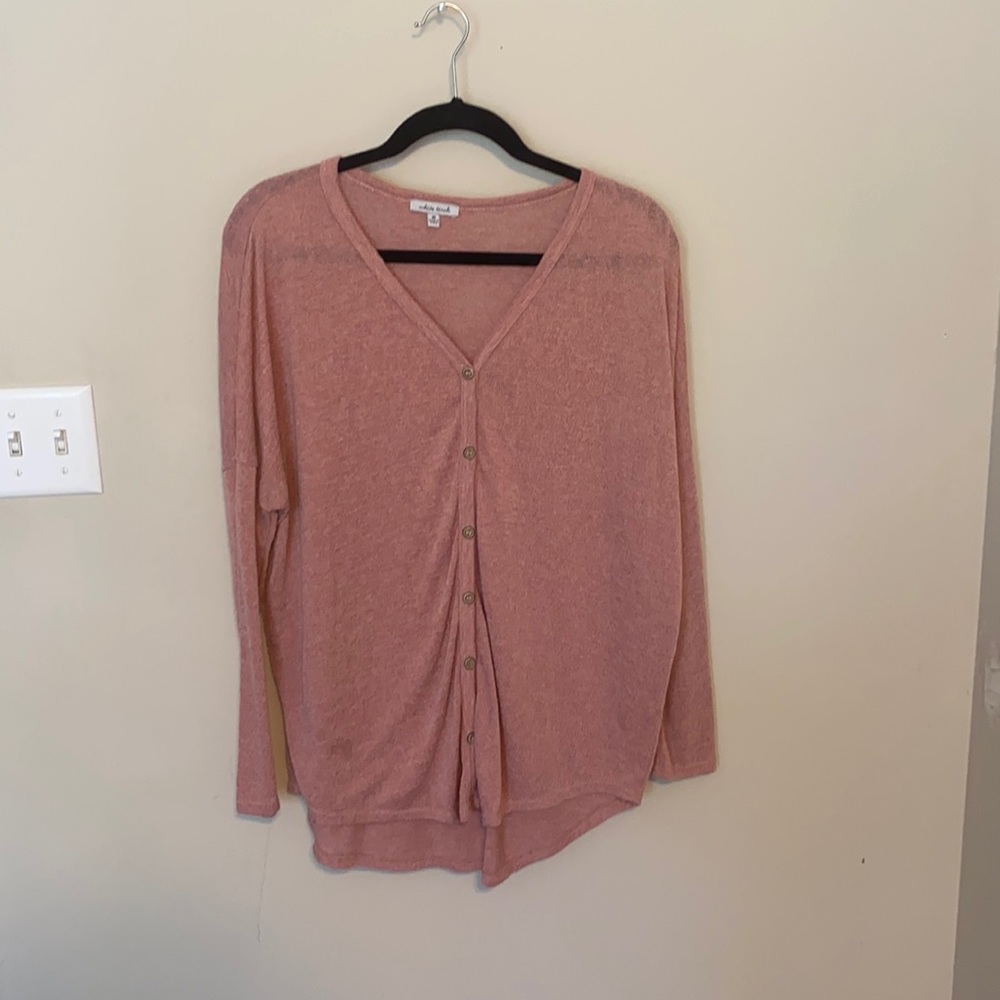 White birch light sweater blouse medium